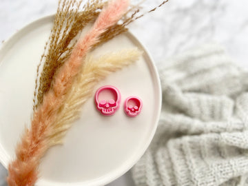 Skull Halloween Shapes Cutter Fall Collection Polymer Clay Cutter • Fondant Cutter • Cookie Cutter
